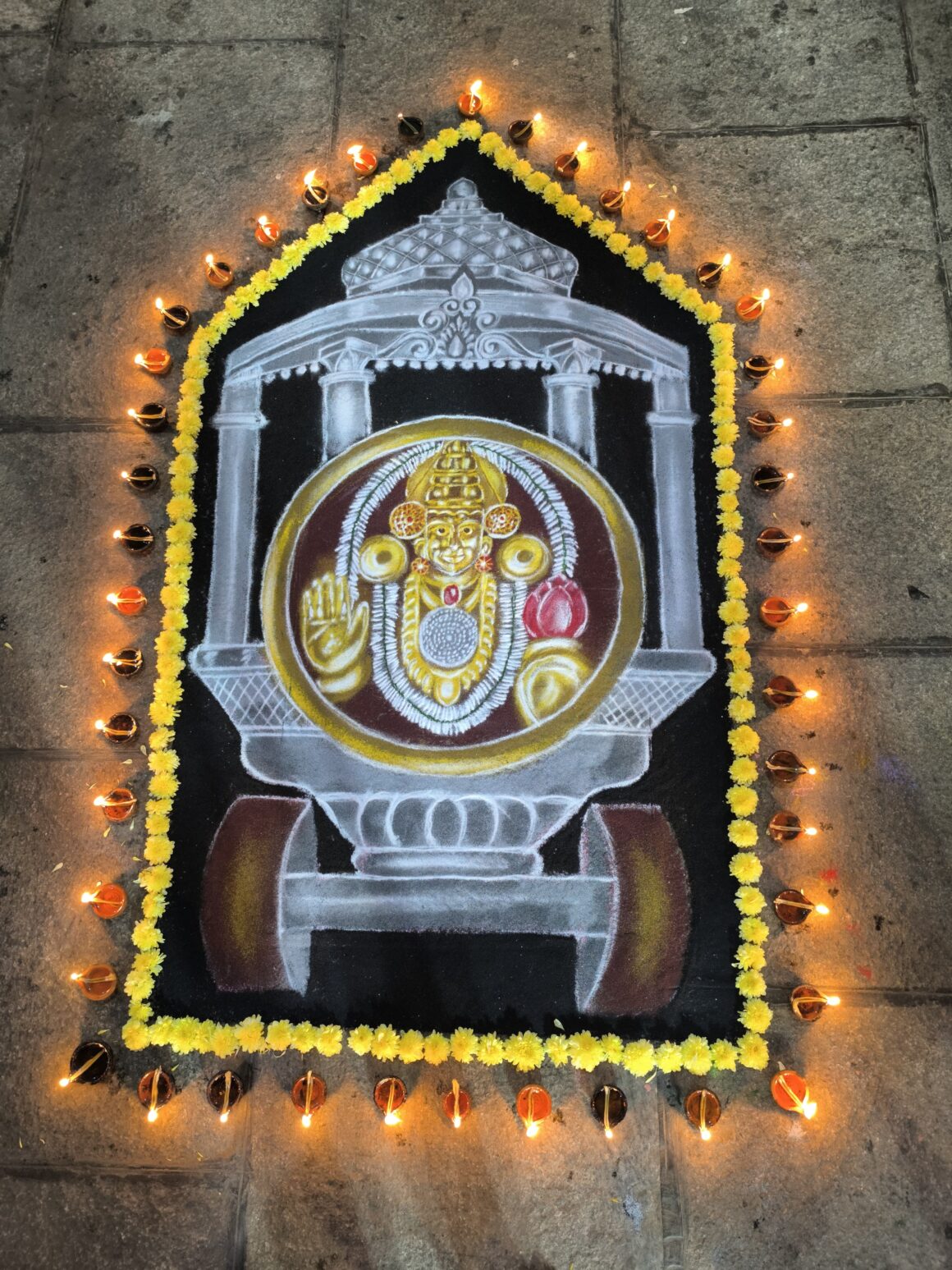 Rangoli By – Gayathri Acharya