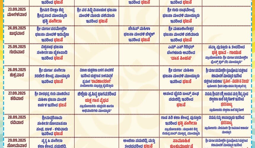 Bhajan and Cultural Programs