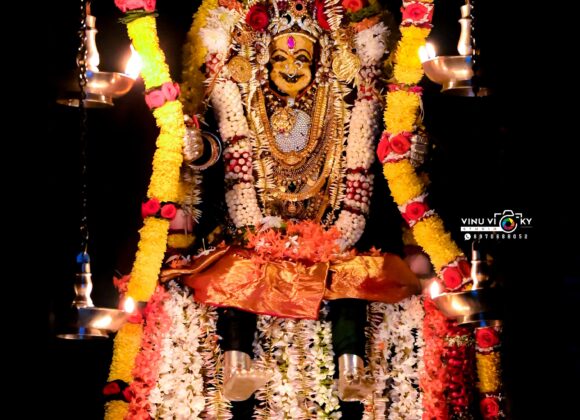 ಕಾತ್ಯಾಯಿನಿ ಅಲಂಕಾರದಲ್ಲಿ ಮುಂಡ್ಕೂರು ಶ್ರೀ ದುರ್ಗಾಪರಮೇಶ್ವರಿ ಅಮ್ಮನವರು