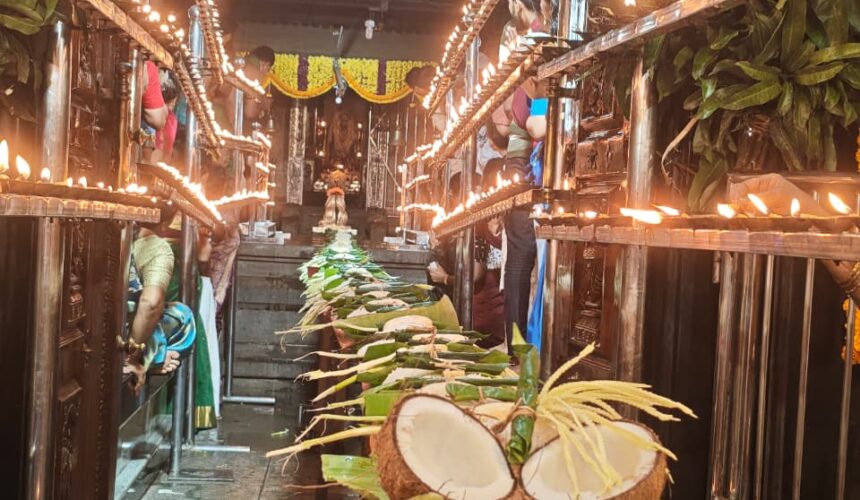 ಲಕ್ಷದೀಪೋತ್ಸವದ ಪ್ರಯುಕ್ತ ಶ್ರೀ ದೇವಿಯ ಪ್ರೀತ್ಯರ್ಥವಾಗಿ ನಡೆದ ಮಹಾರಂಗಪೂ
