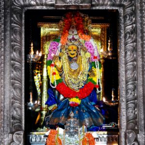 ಮುಂಡ್ಕೂರು‌ ದುರ್ಗಾದೇವಿಯ ಧ್ವಜಾರೋಹಣ ದಿನದ ವಿಶೇಷ ಅಲಂಕಾರ