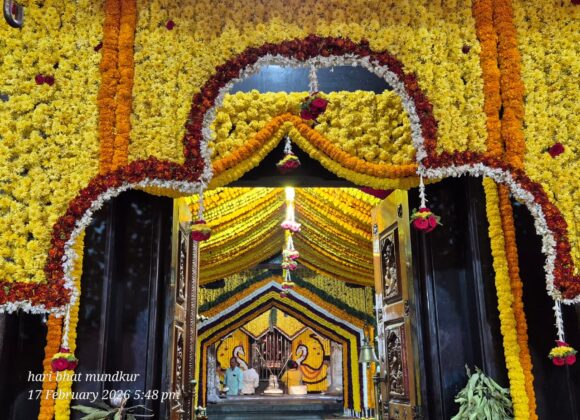 Brahma Rathothsava Temple Flower Decoration