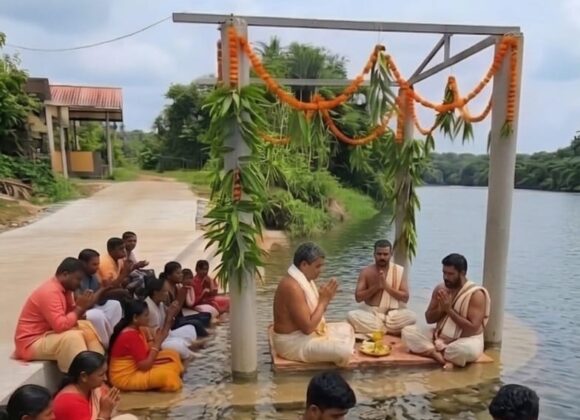 ಮುಂಡ್ಕೂರು ದುರ್ಗಾಪರಮೇಶ್ವರಿ ಅಮ್ಮನವರ ನವೀಕರಣಗೊಳ್ಳಲಿರುವ ಶಾಂಭವಿ ನದಿಯ ದುರ್ಗಾ ಸ್ನಾನ ಘಟ್ಟ