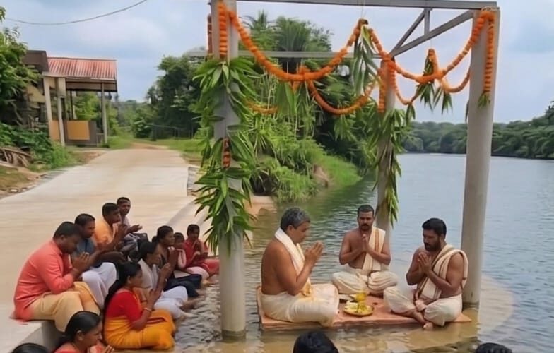 ಮುಂಡ್ಕೂರು ದುರ್ಗಾಪರಮೇಶ್ವರಿ ಅಮ್ಮನವರ ನವೀಕರಣಗೊಳ್ಳಲಿರುವ ಶಾಂಭವಿ ನದಿಯ ದುರ್ಗಾ ಸ್ನಾನ ಘಟ್ಟ